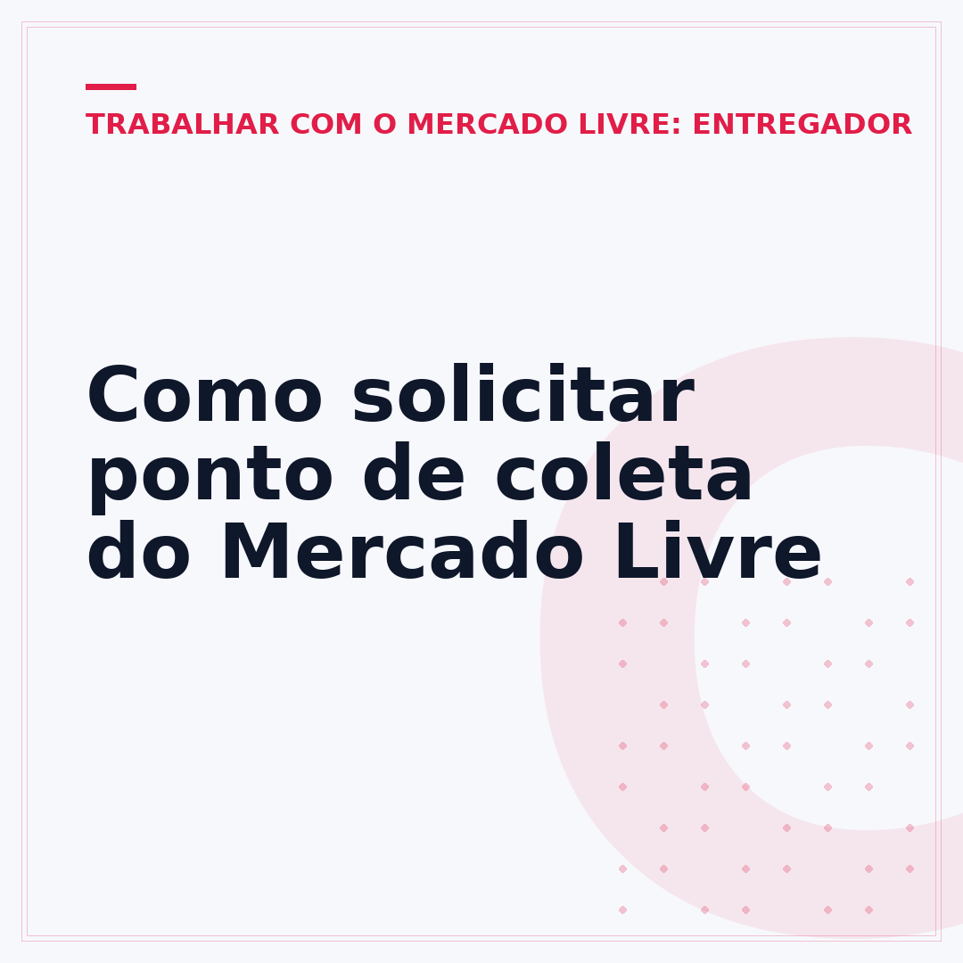 Como solicitar ponto de coleta do Mercado Livre