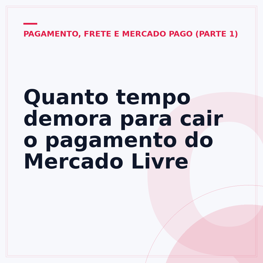 Quanto tempo demora para cair o pagamento do Mercado Livre