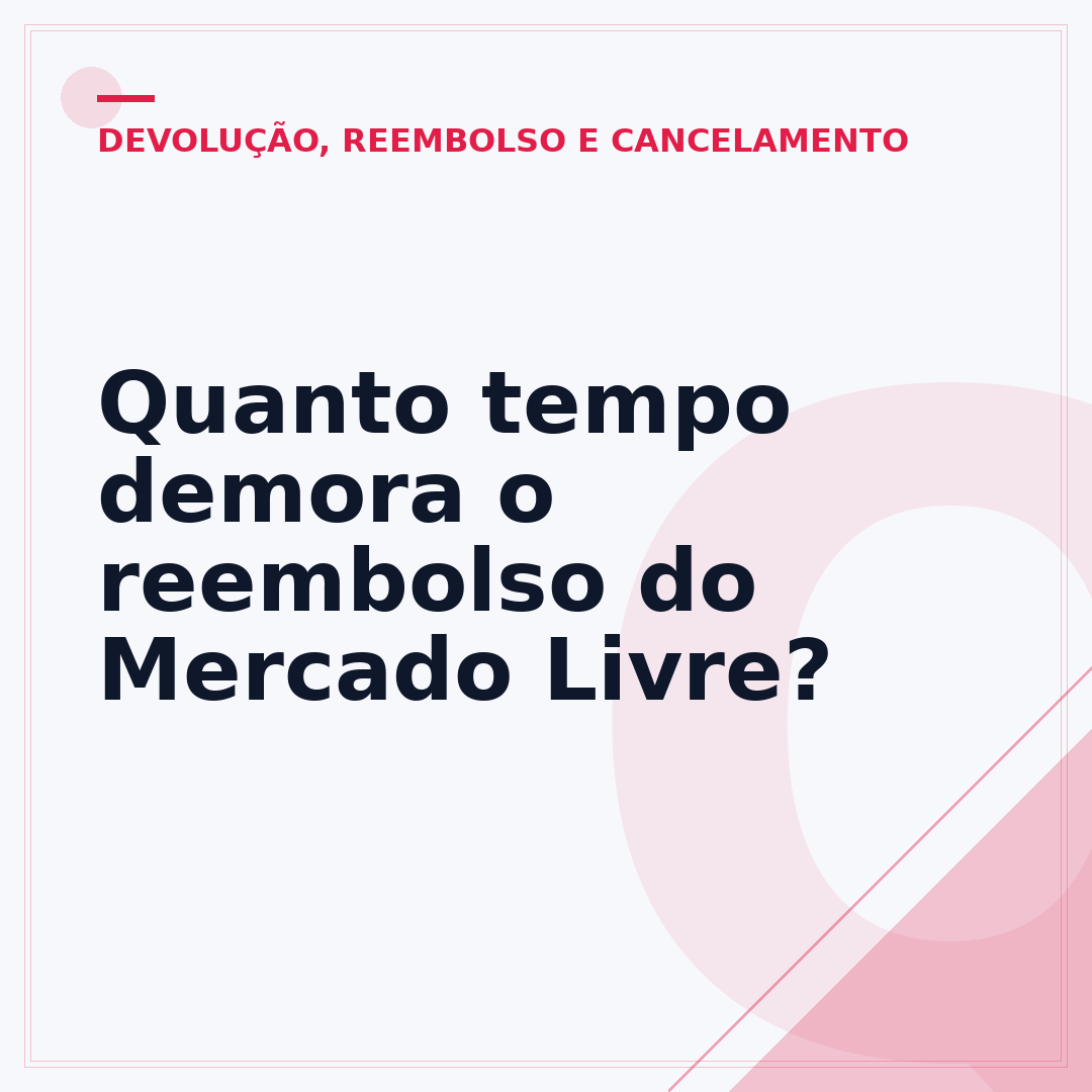 Quanto tempo demora o reembolso do Mercado Livre?