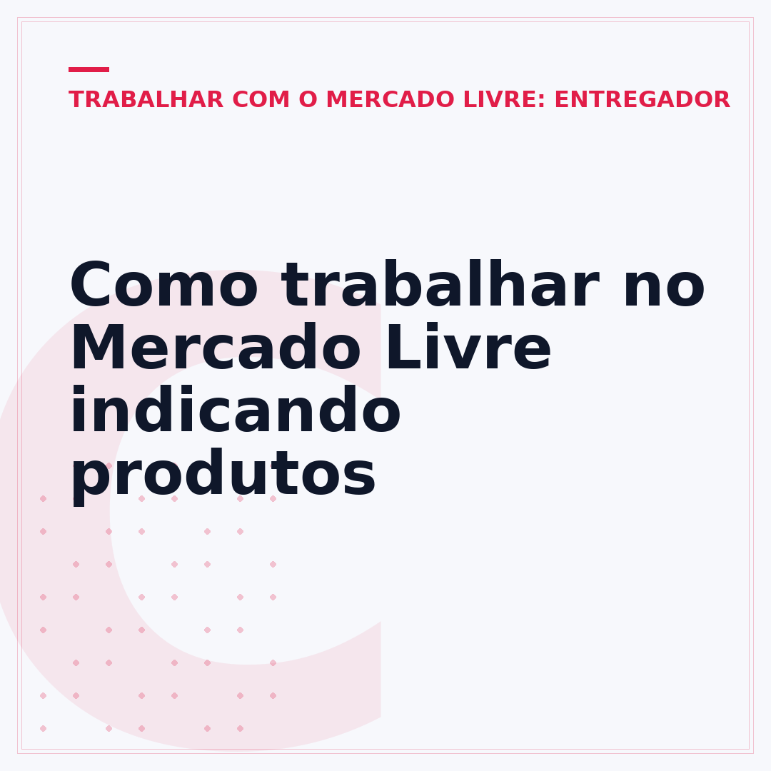 Como trabalhar no Mercado Livre indicando produtos