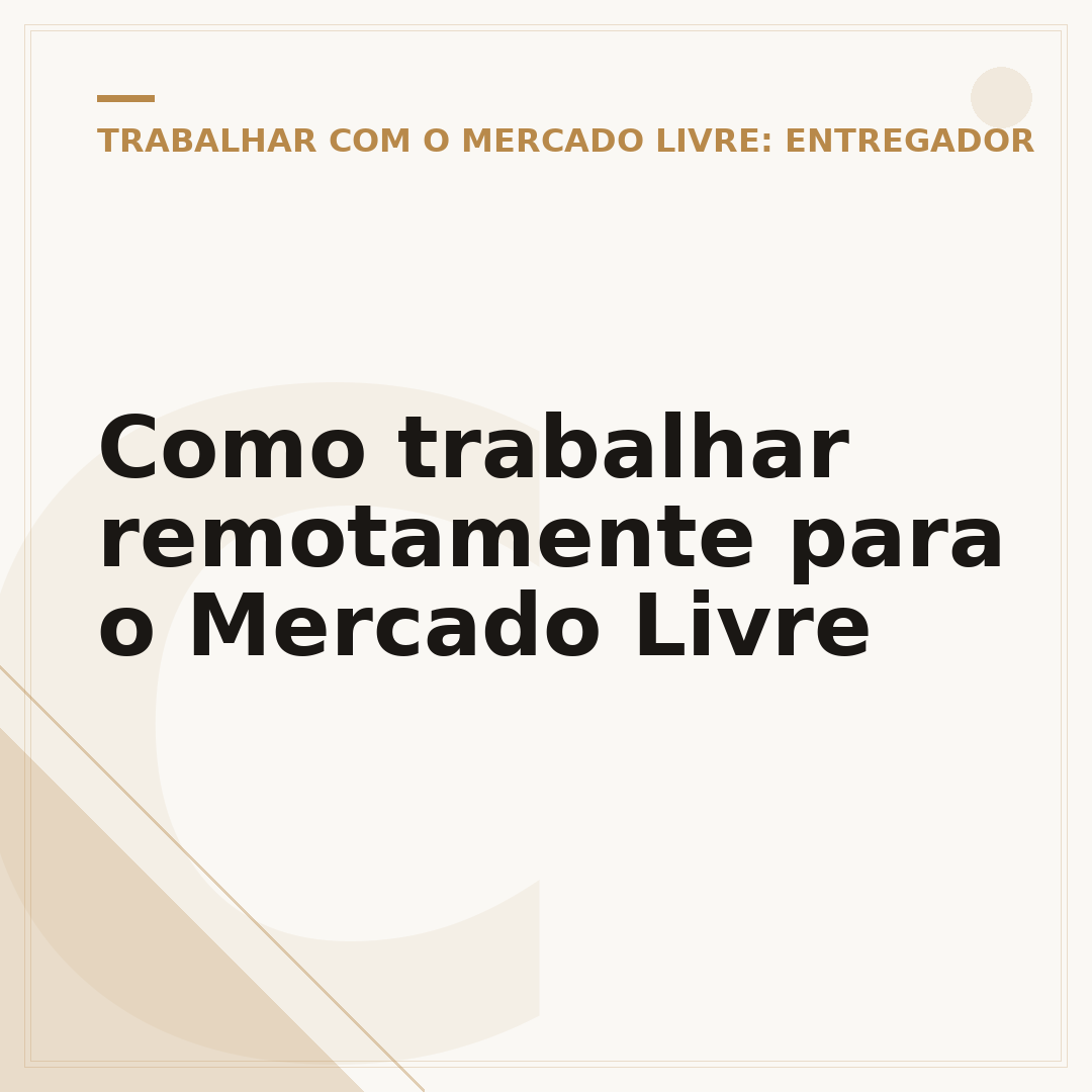 Como trabalhar remotamente para o Mercado Livre