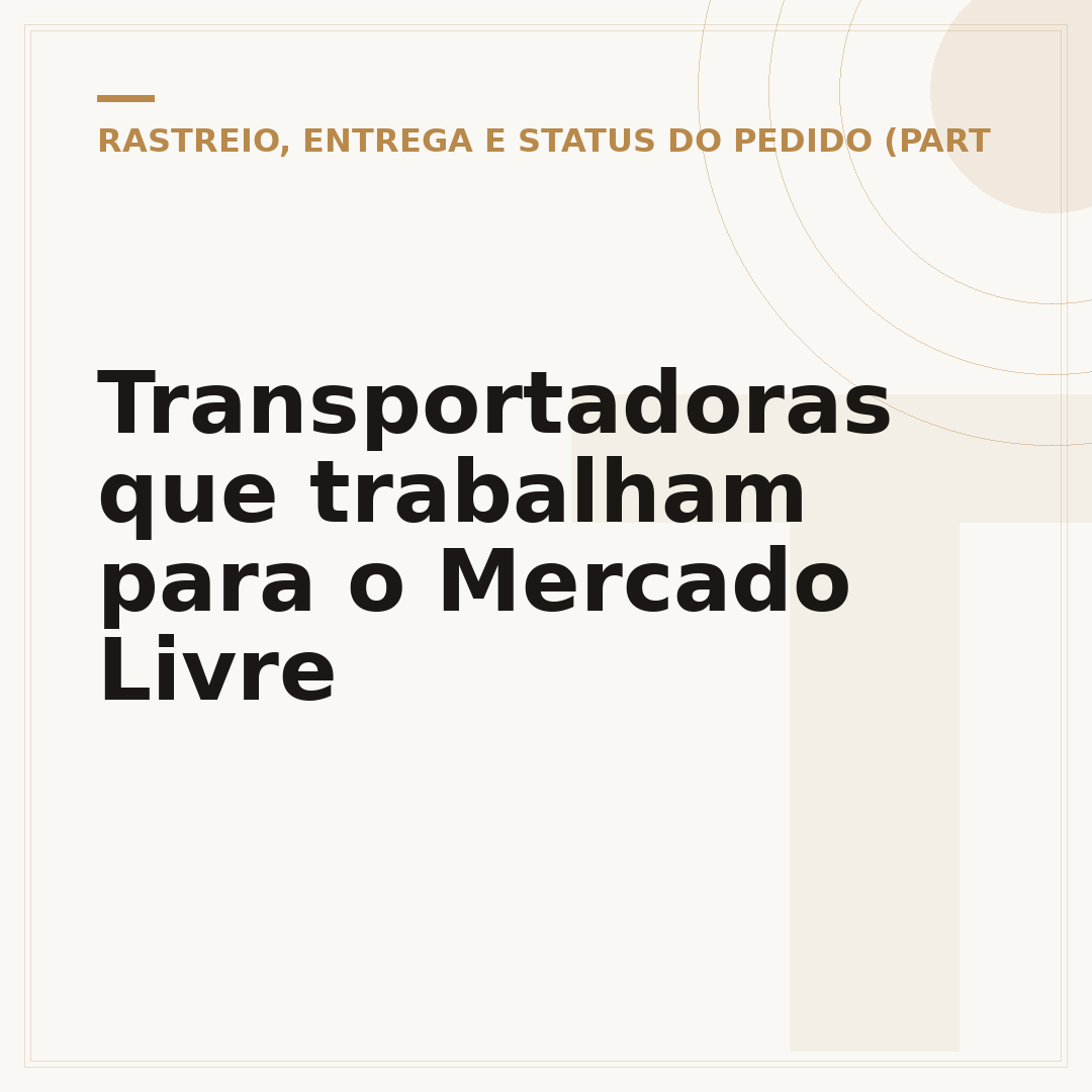 Transportadoras que trabalham para o Mercado Livre