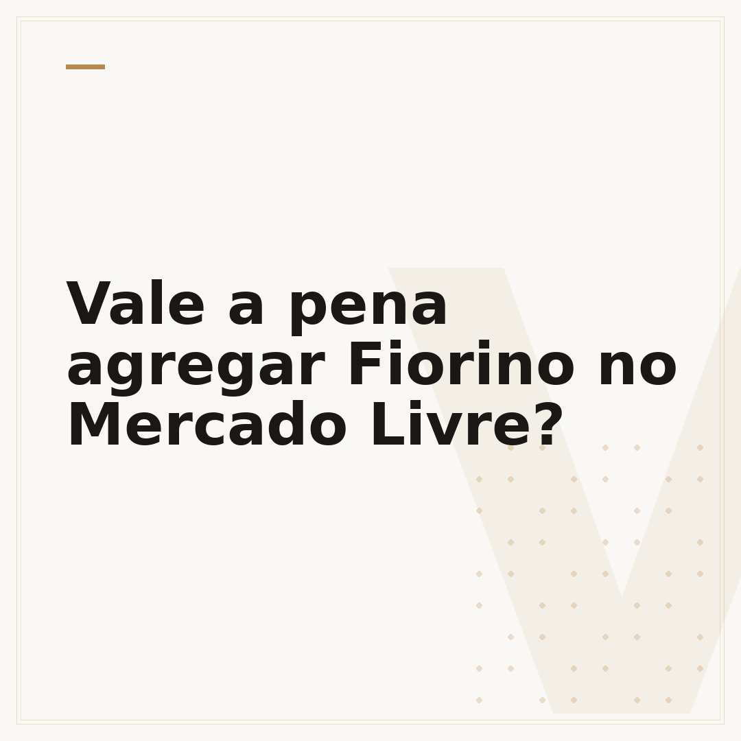 Vale a pena agregar Fiorino no Mercado Livre?