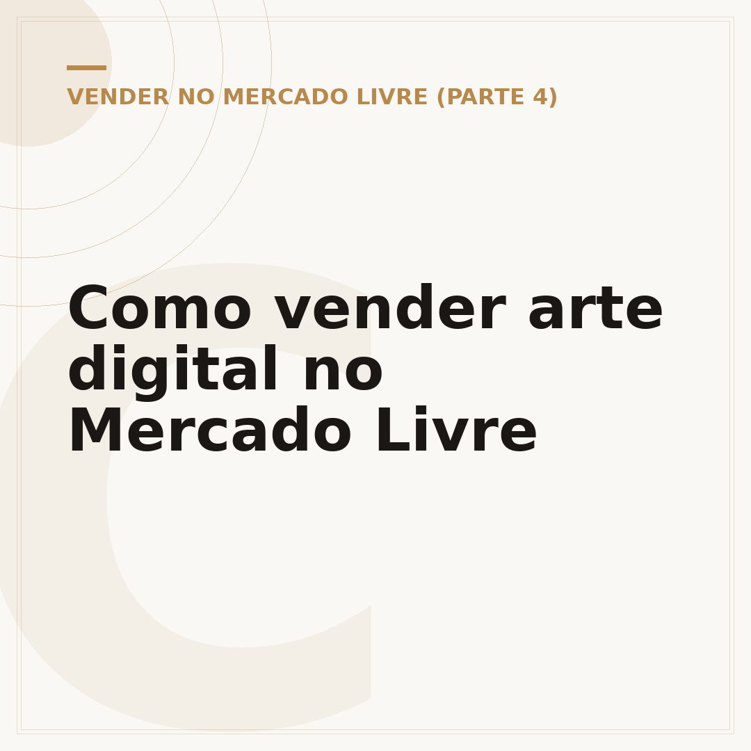 Como vender arte digital no Mercado Livre