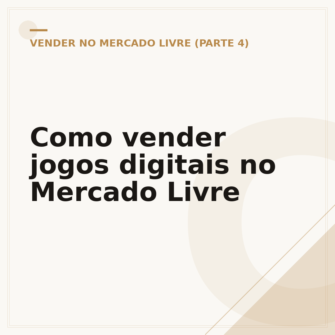 Como vender jogos digitais no Mercado Livre