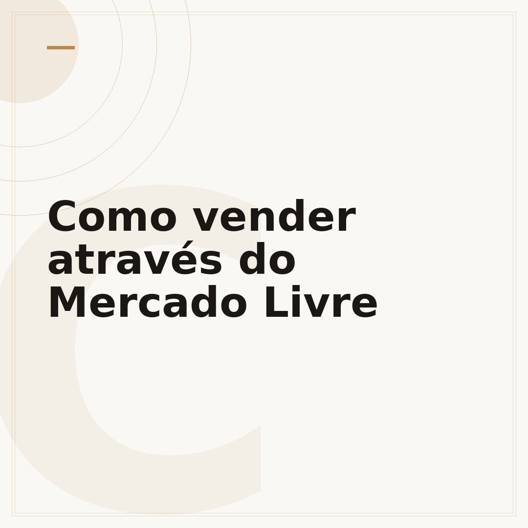 Como vender através do Mercado Livre