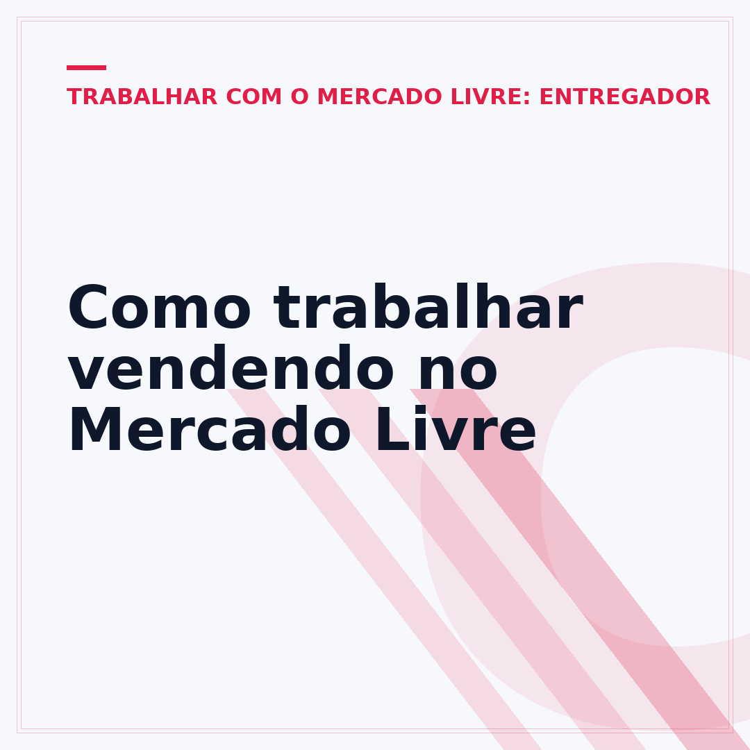 Como trabalhar vendendo no Mercado Livre