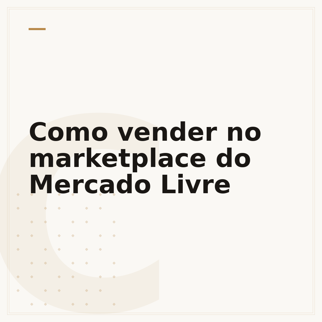 Como vender no marketplace do Mercado Livre