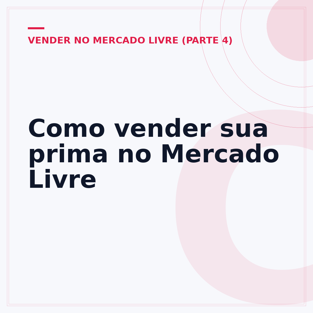 Como vender sua prima no Mercado Livre