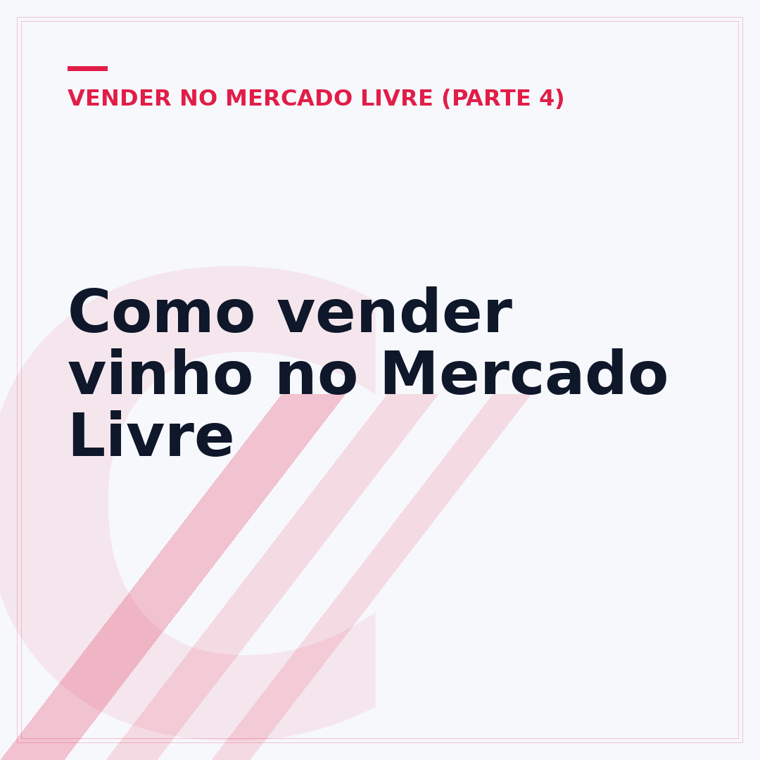 Como vender vinho no Mercado Livre