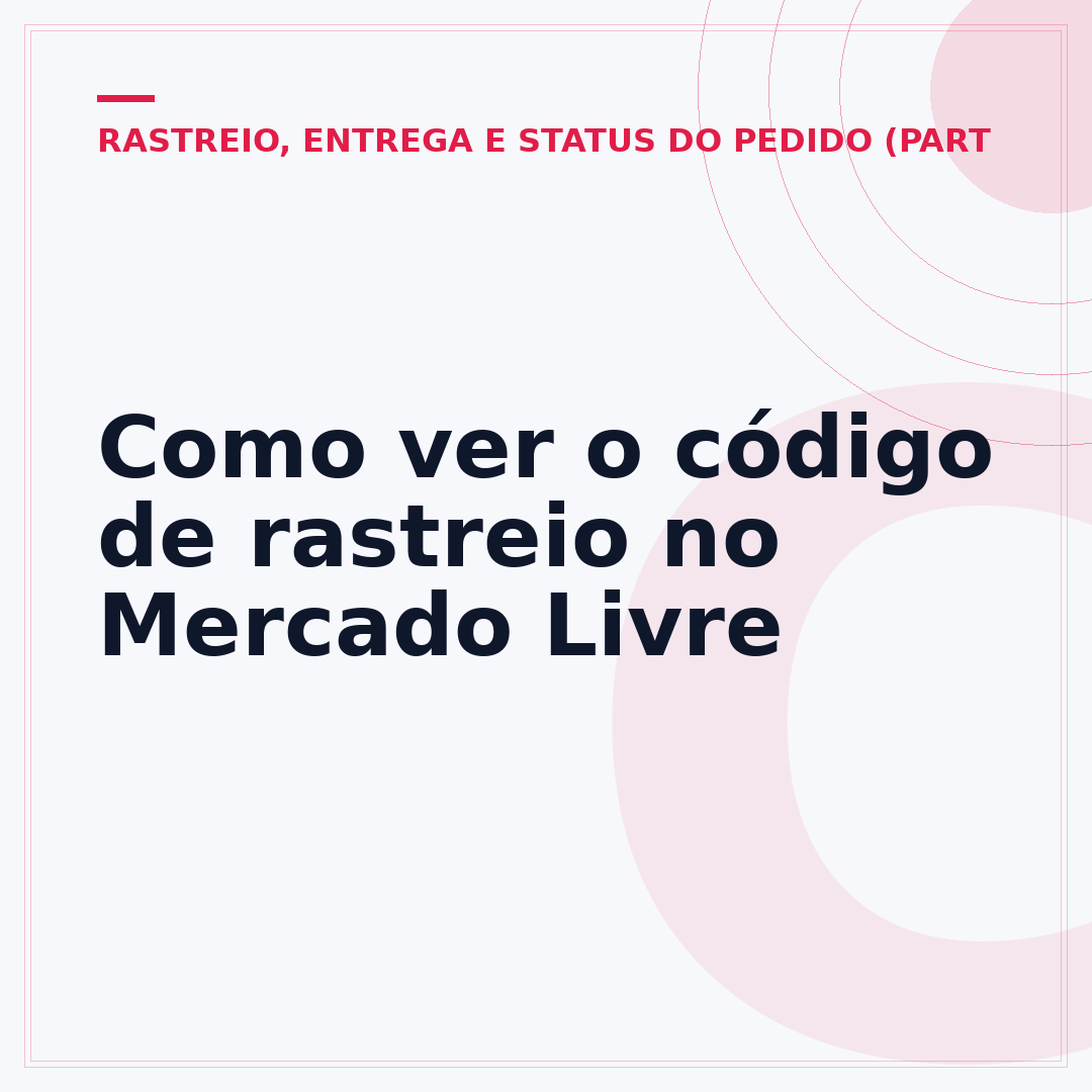 Como ver o código de rastreio no Mercado Livre