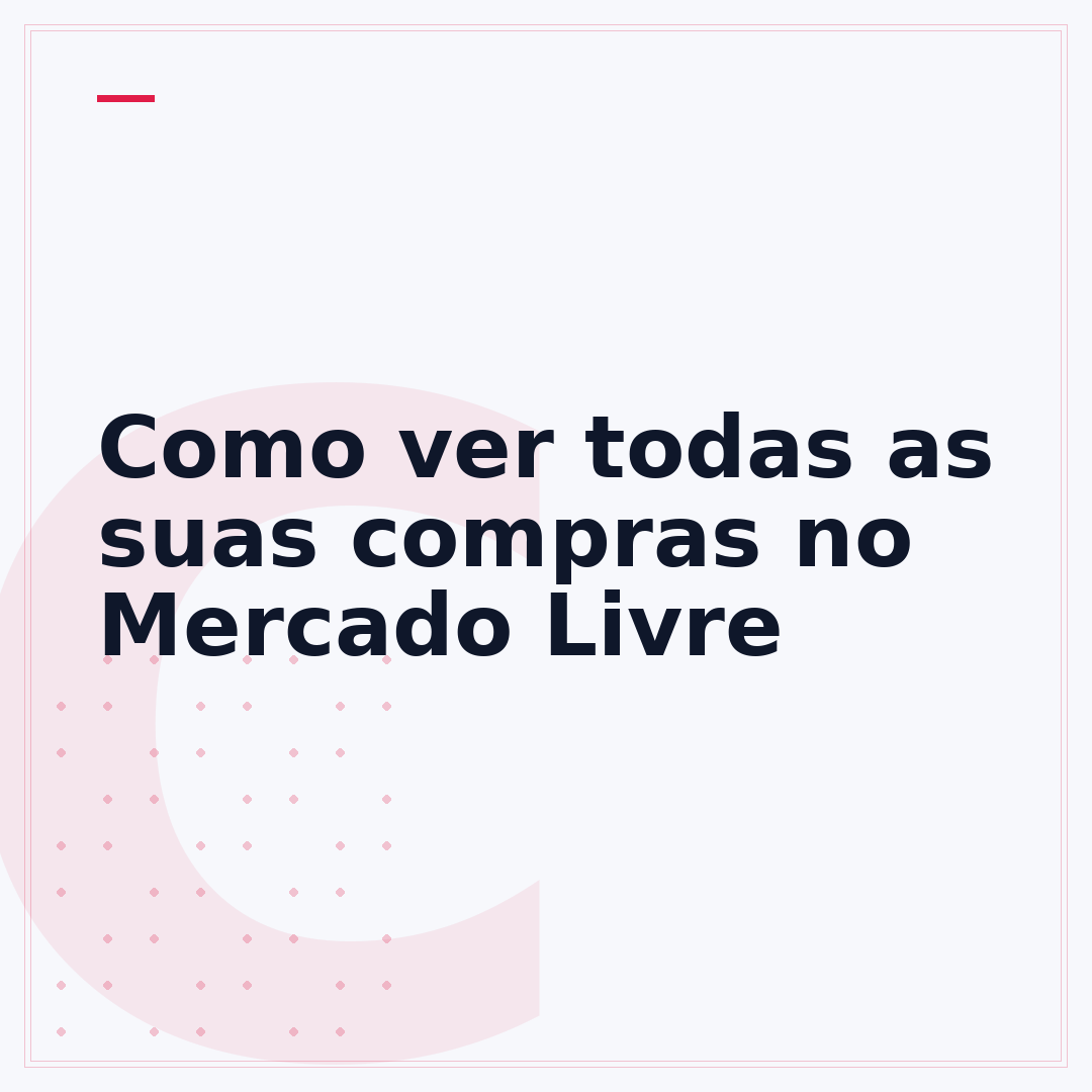 Como ver todas as suas compras no Mercado Livre