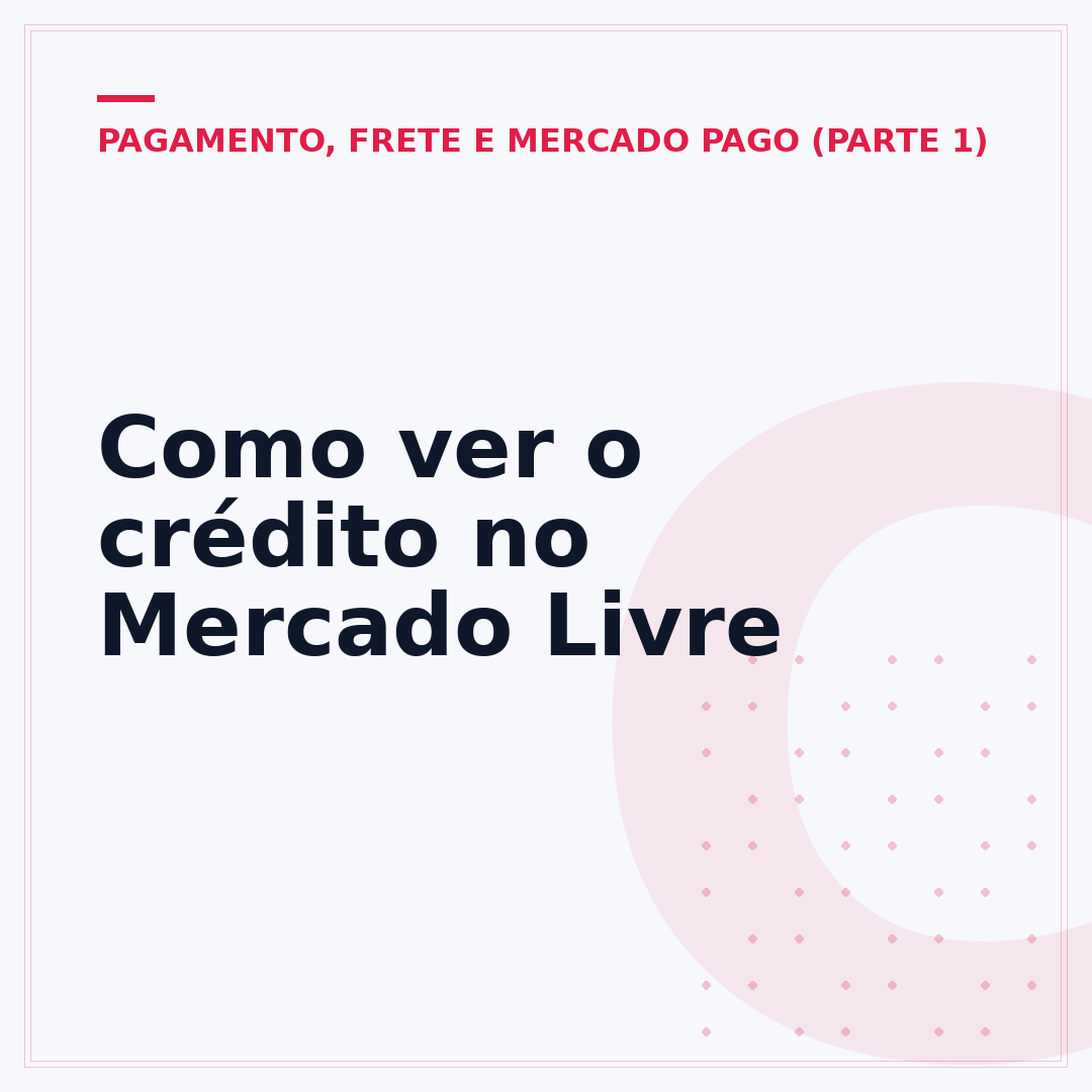 Como ver o crédito no Mercado Livre