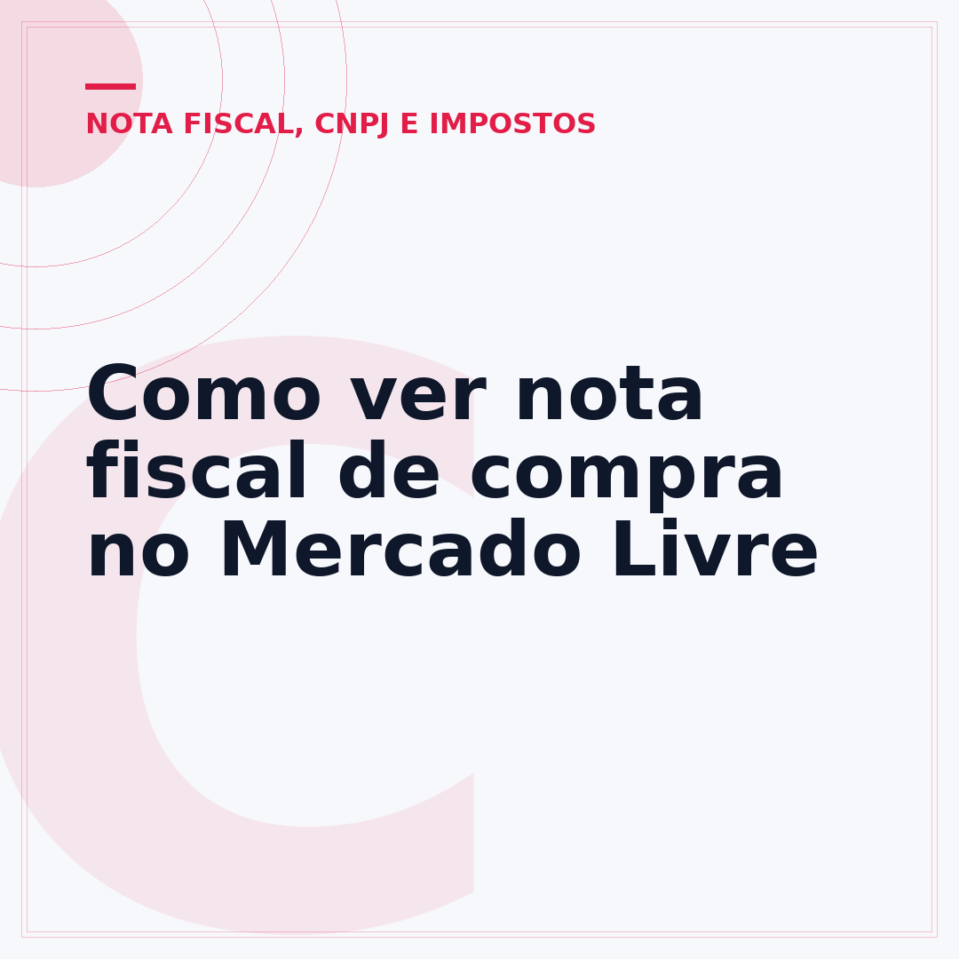 Como ver nota fiscal de compra no Mercado Livre