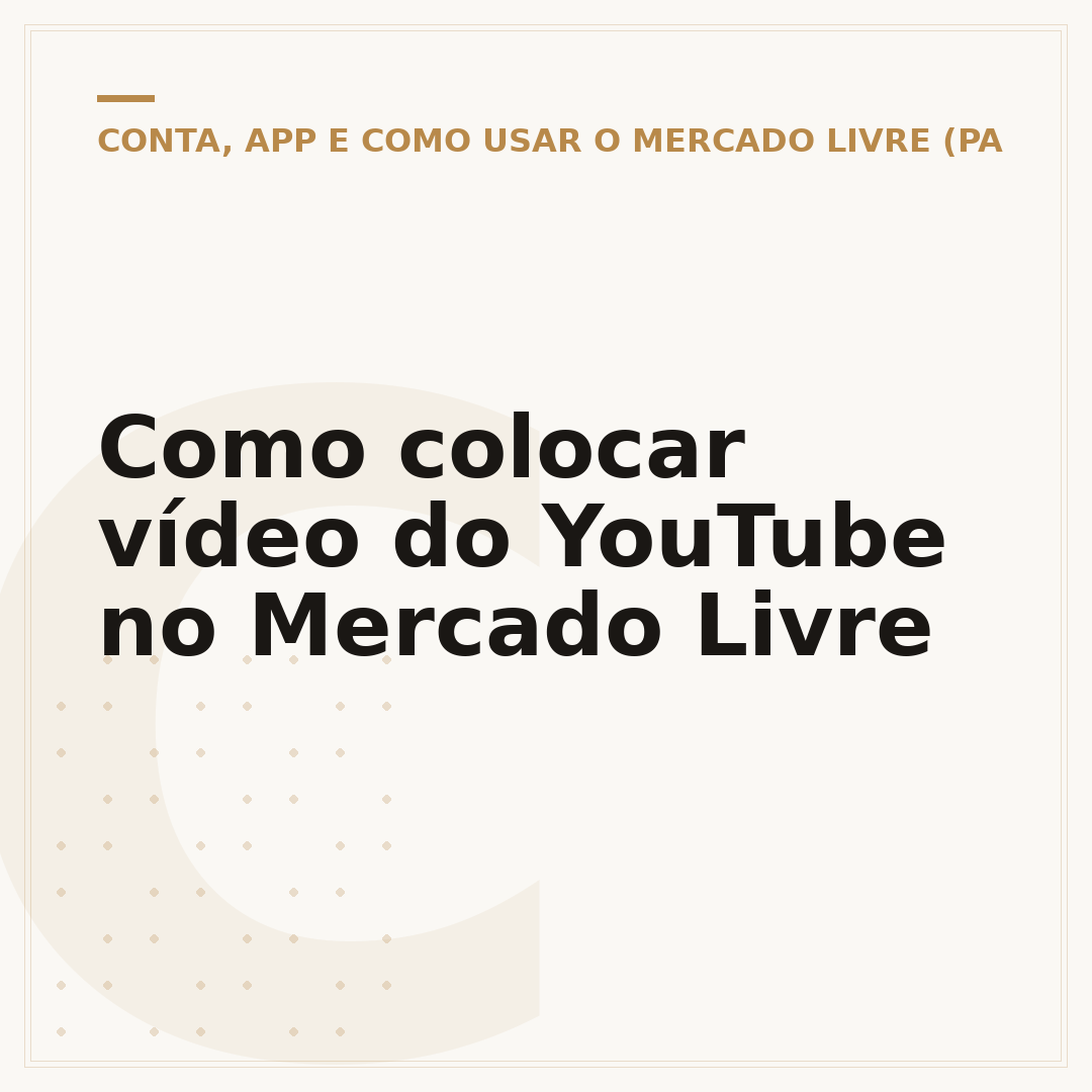Como colocar vídeo do YouTube no Mercado Livre